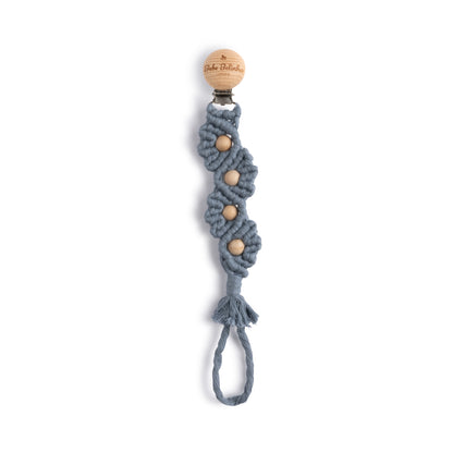 Organic Cotton Flower Pacifier Clip